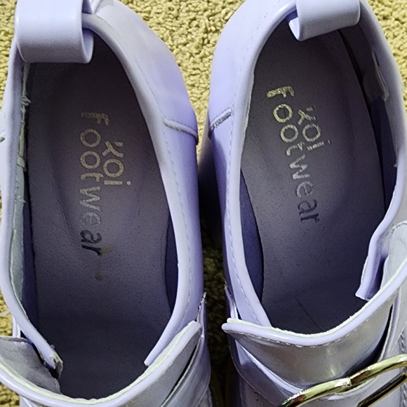 Koi Footwear Purple Delights Heeled Loafers - Picture 8 of 10